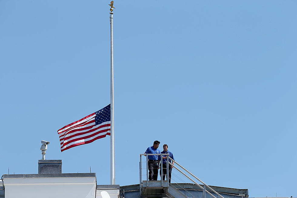 Flags At Half-Staff