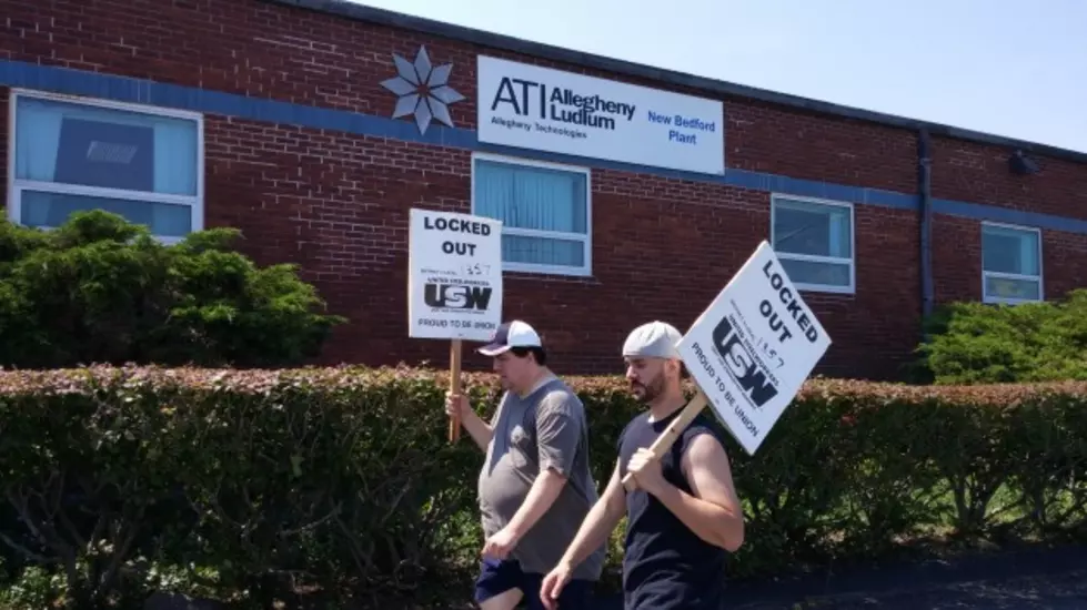 Picketing Continues In Front Of ATI Plant