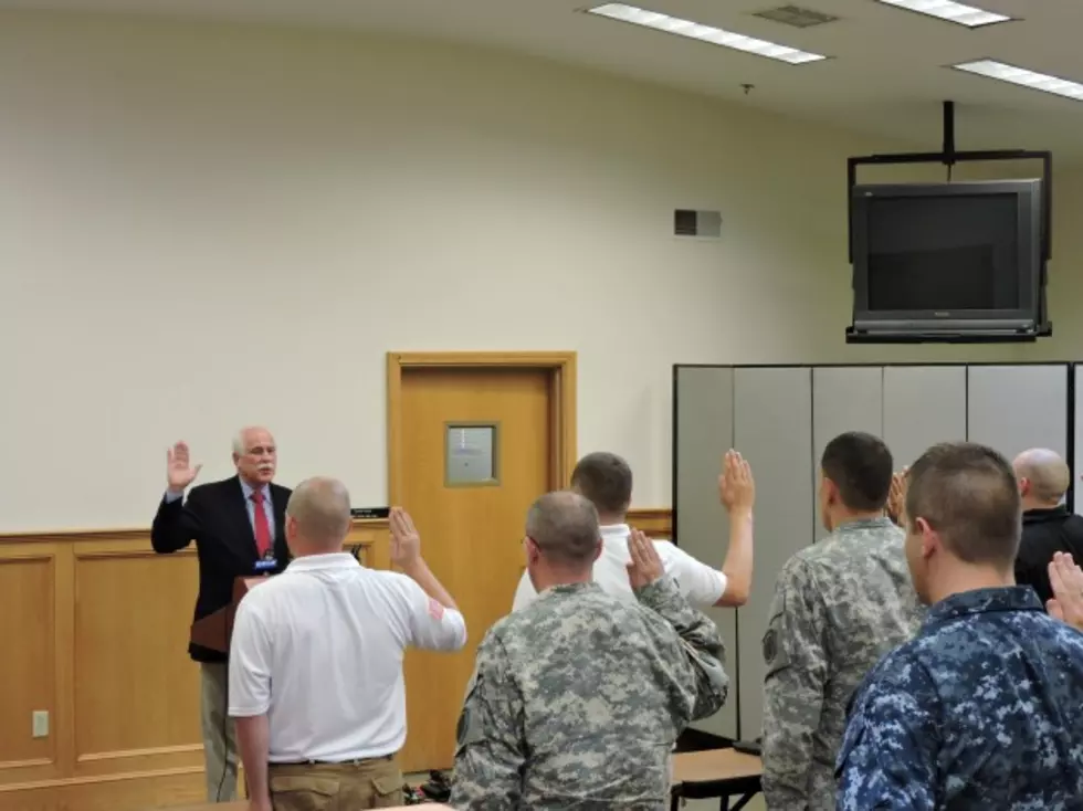 Sheriff Swears-In 13 Members of the Armed Forces as Deputy Sheriffs