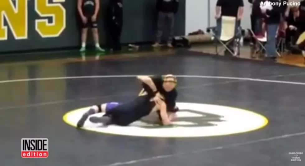 Undefeated Wrestler From Norton Makes Opponent’s Dream Come True! [VIDEO]