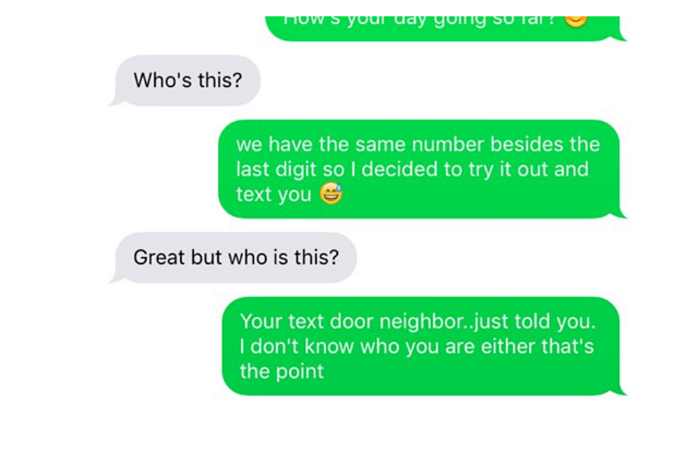 Do You Know Who Your Text Door Neighbor Is?