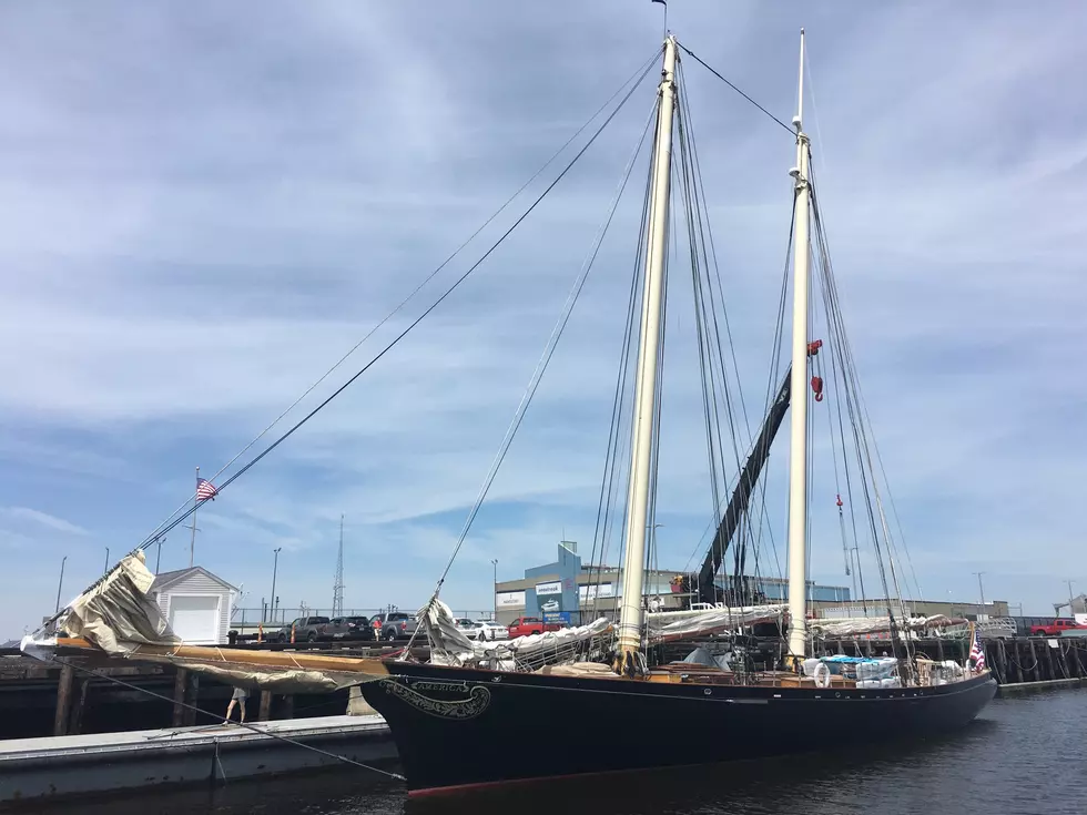 Replica of Historic Yacht Stops in New Bedford Harbor