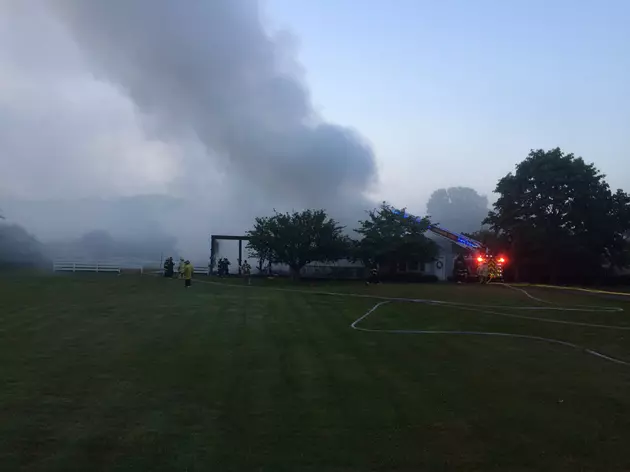 Firefighter Hospitalized After Seekonk Barn Fire