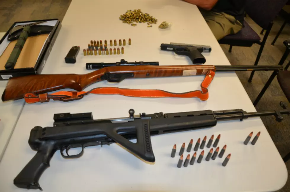 Guns Seized During Raid