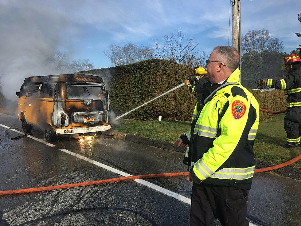 Volkswagen Bus Fire