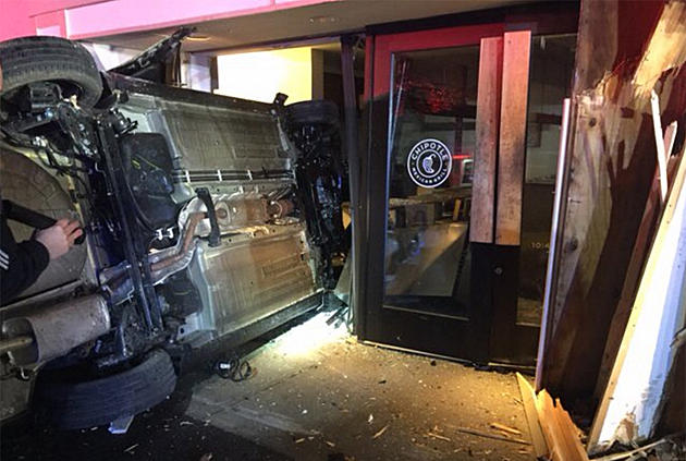Car Crashes into Chipotle Mexican Grill in Raynham