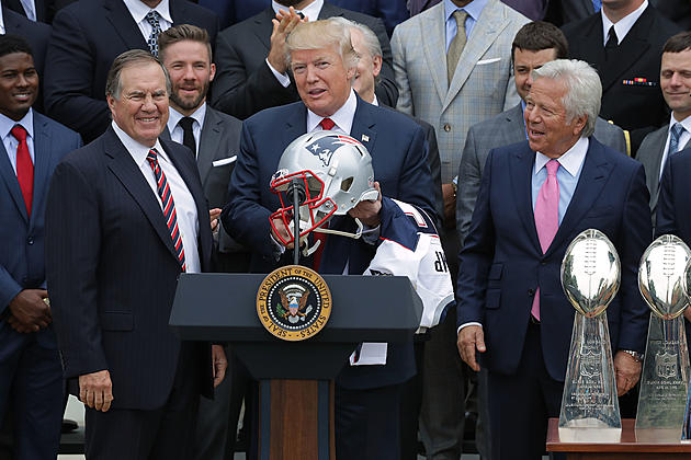 Robert Kraft Gifts Super Bowl Ring To President Trump