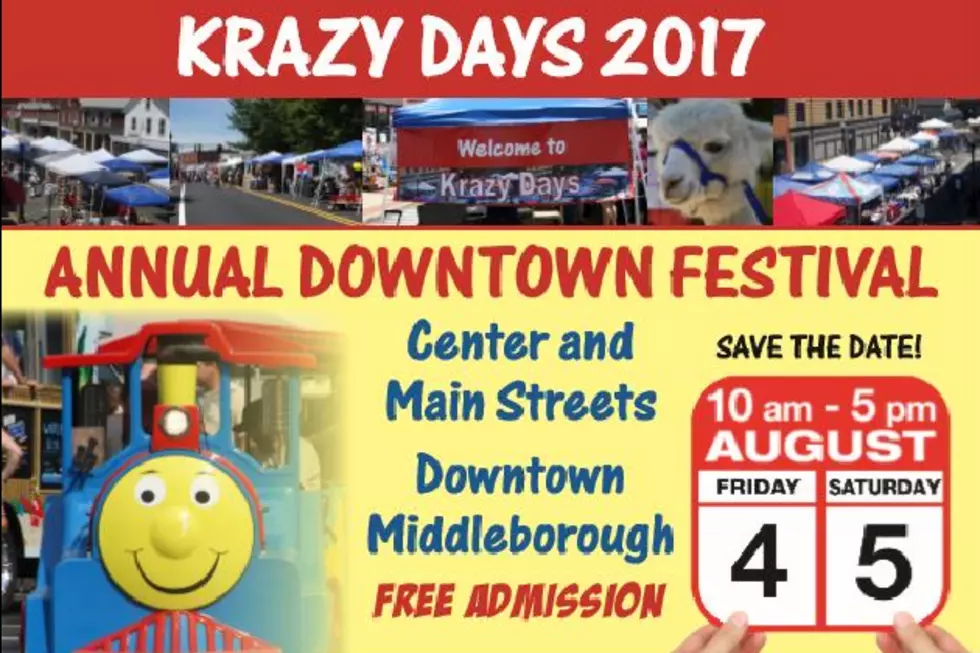 Krazy Days Street Festival On August 4 & 5 In Middleboro