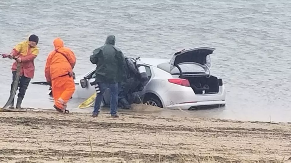Man Rescued from Submerged Vehicle on New Bedford’s West Beach [VIDEO]