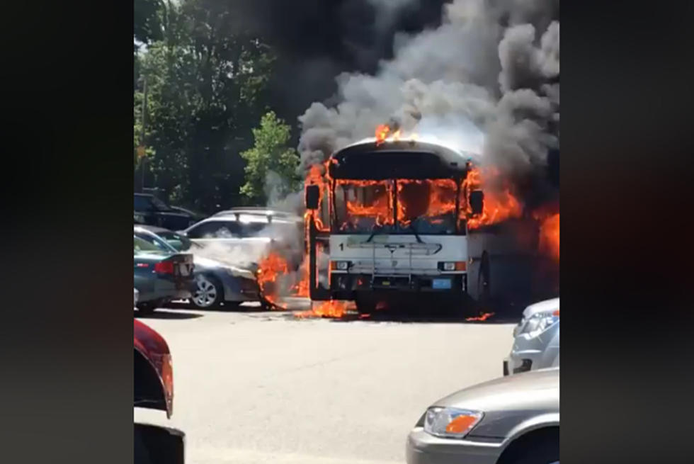 Steamship Authority Bus Catches Fire, Damages 14 Cars in Falmouth