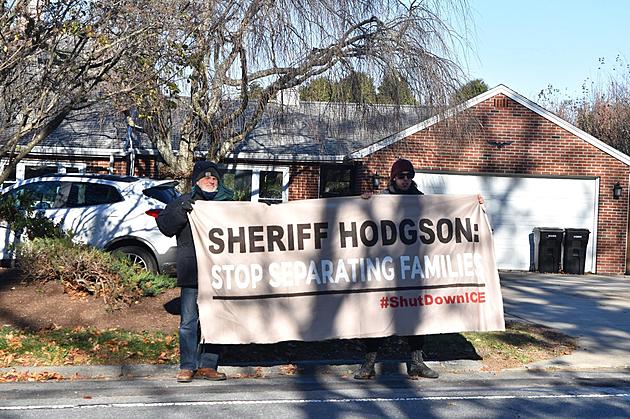 Protesters Demonstrate at Sheriff Hodgson&#8217;s Dartmouth Home