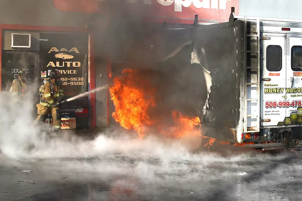 Fire Erupts at Fairhaven Auto Dealership [PHOTOS]