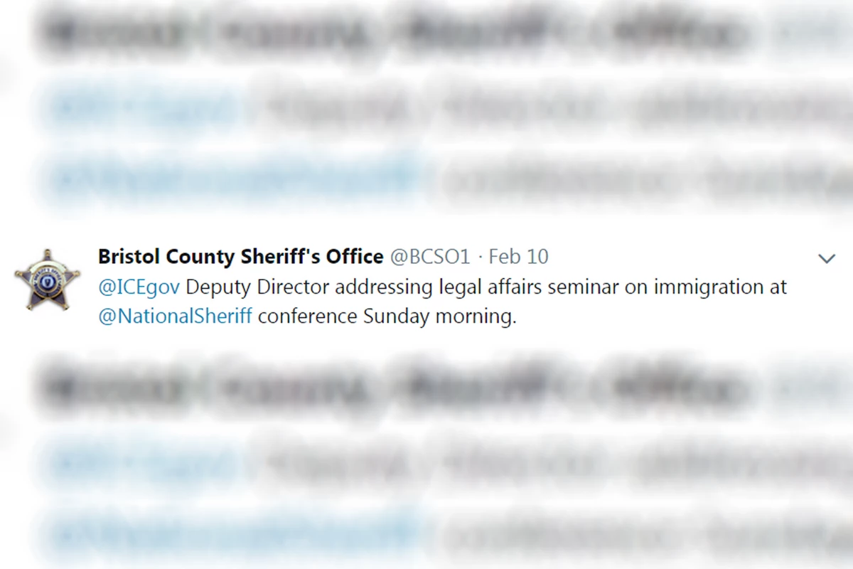 Aclu Files Suit After Tweet From Bristol County Sheriffs Office