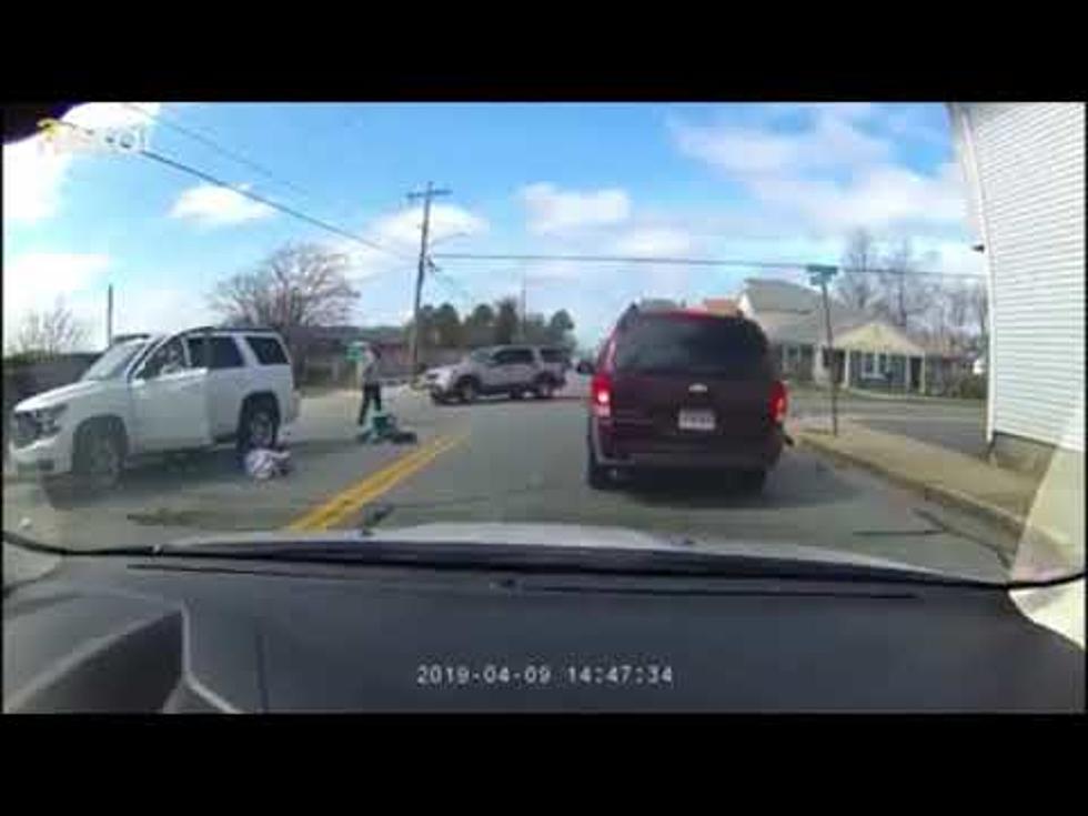 Dashcam Captures Pedestrian Accident