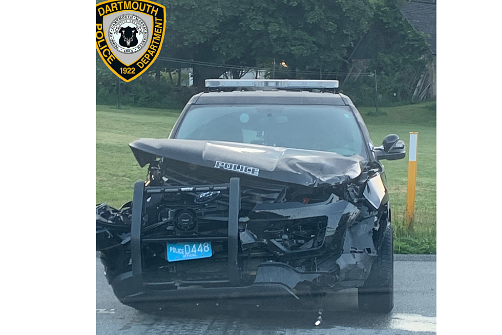 Dartmouth Police Officer Injured in Crash