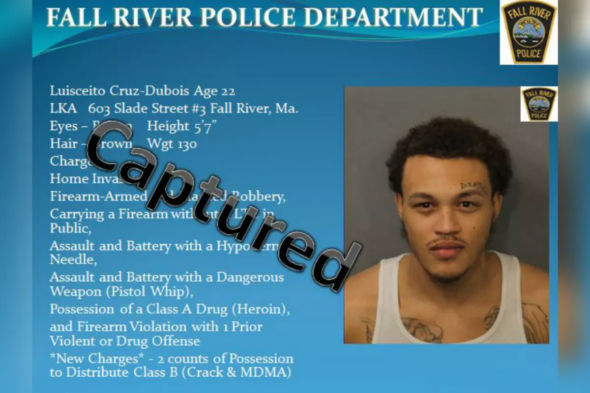 Fall River Police Nab Fugitive on City's Top Ten Most Wanted List