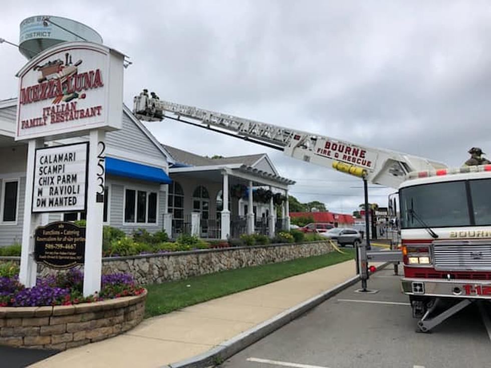 Fire at Mezza Luna Restaurant in Bourne