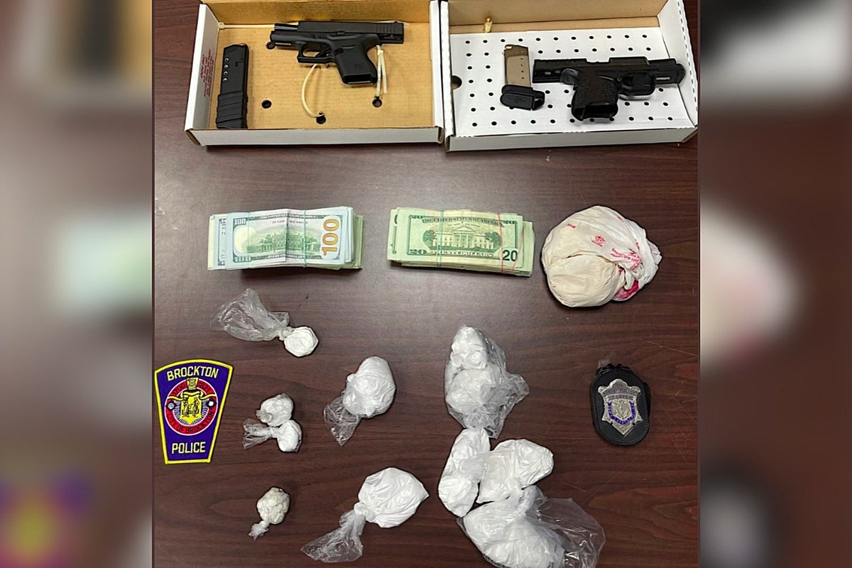 A Brockton drug dealer was arrested on drug trafficking charges after he wa...