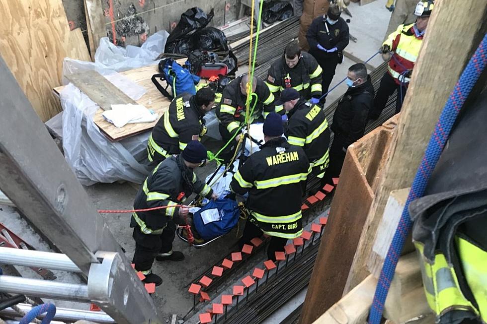 Wareham Firefighters Rescue Fallen Construction Worker