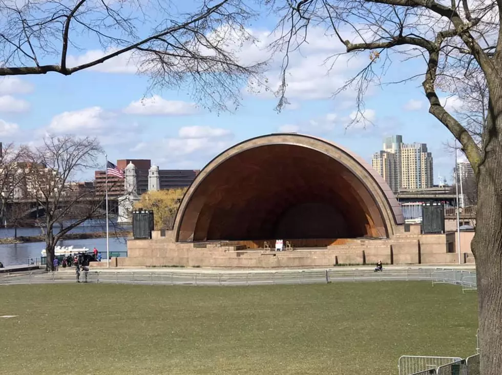 Boston Esplanade along the Charles River.
