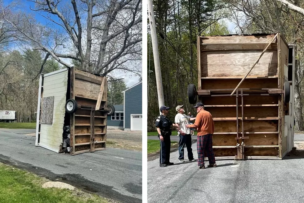 Freetown Police Find Mysterious Shed-Trailer Thing in the Road