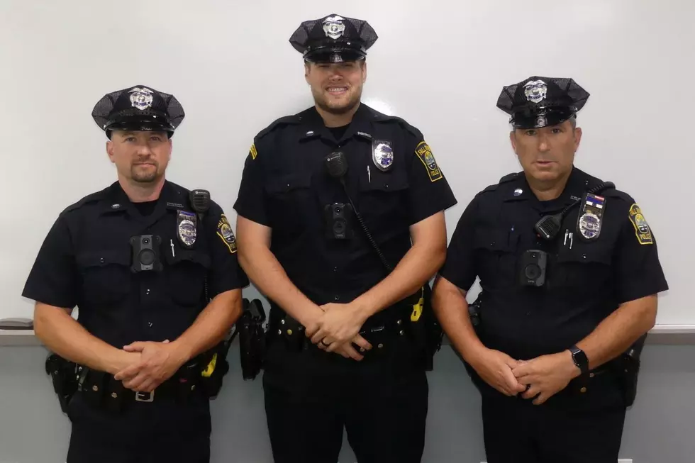 Police officers in Fall River, Massachusetts equipped with a body cam