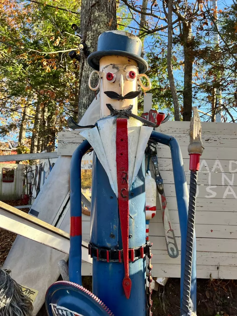 Westport Welder, 93, Builds Tribute To Donald J. Trump