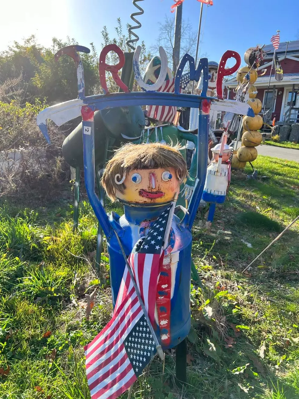 Westport Welder, 93, Builds Tribute To Donald J. Trump