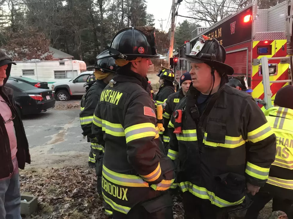 Firefighters Battle Basement Blaze