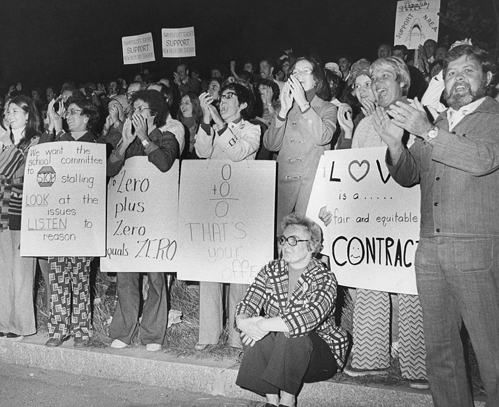 New Bedford Teachers Jailed During Illegal 1975 Teacher Strike