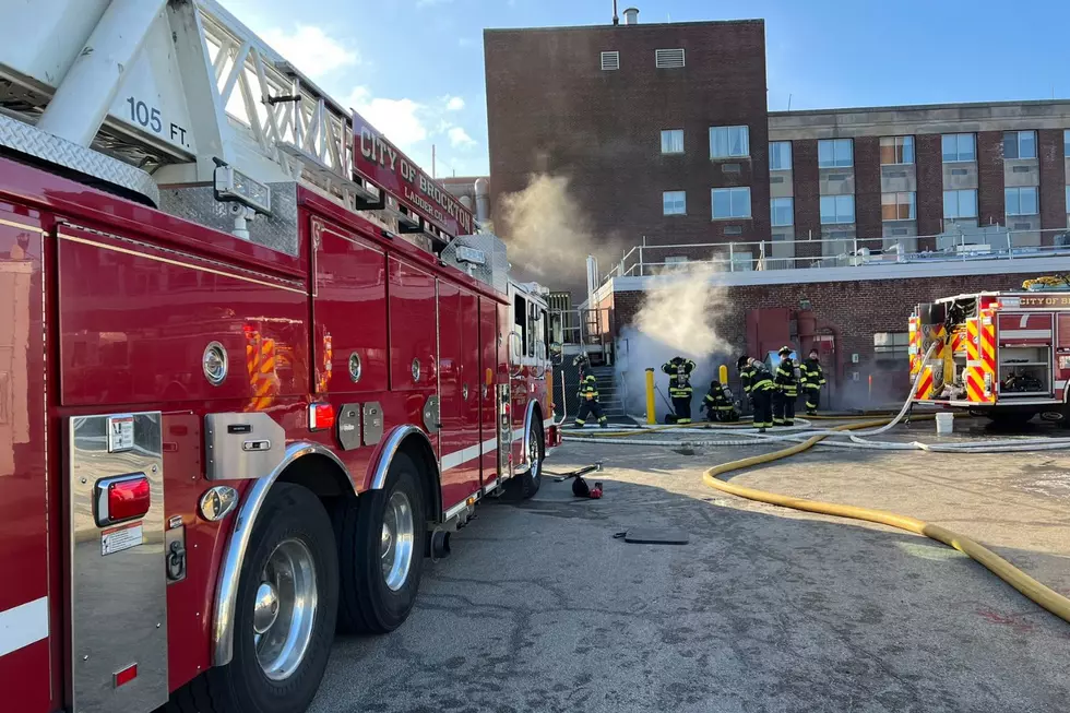 Fire Crews Battling Four-Alarm Blaze at Brockton Hospital