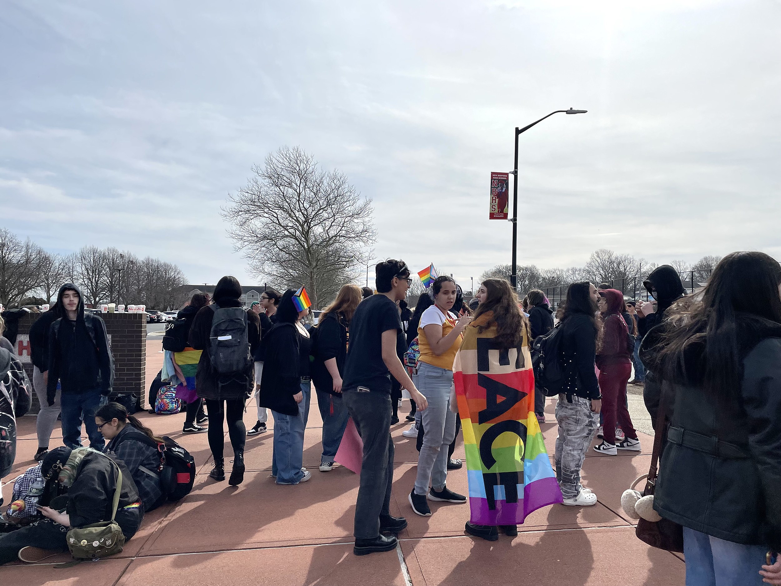 New Bedford School Committee Members On Student Oliver Protest   Attachment IMG 3577 