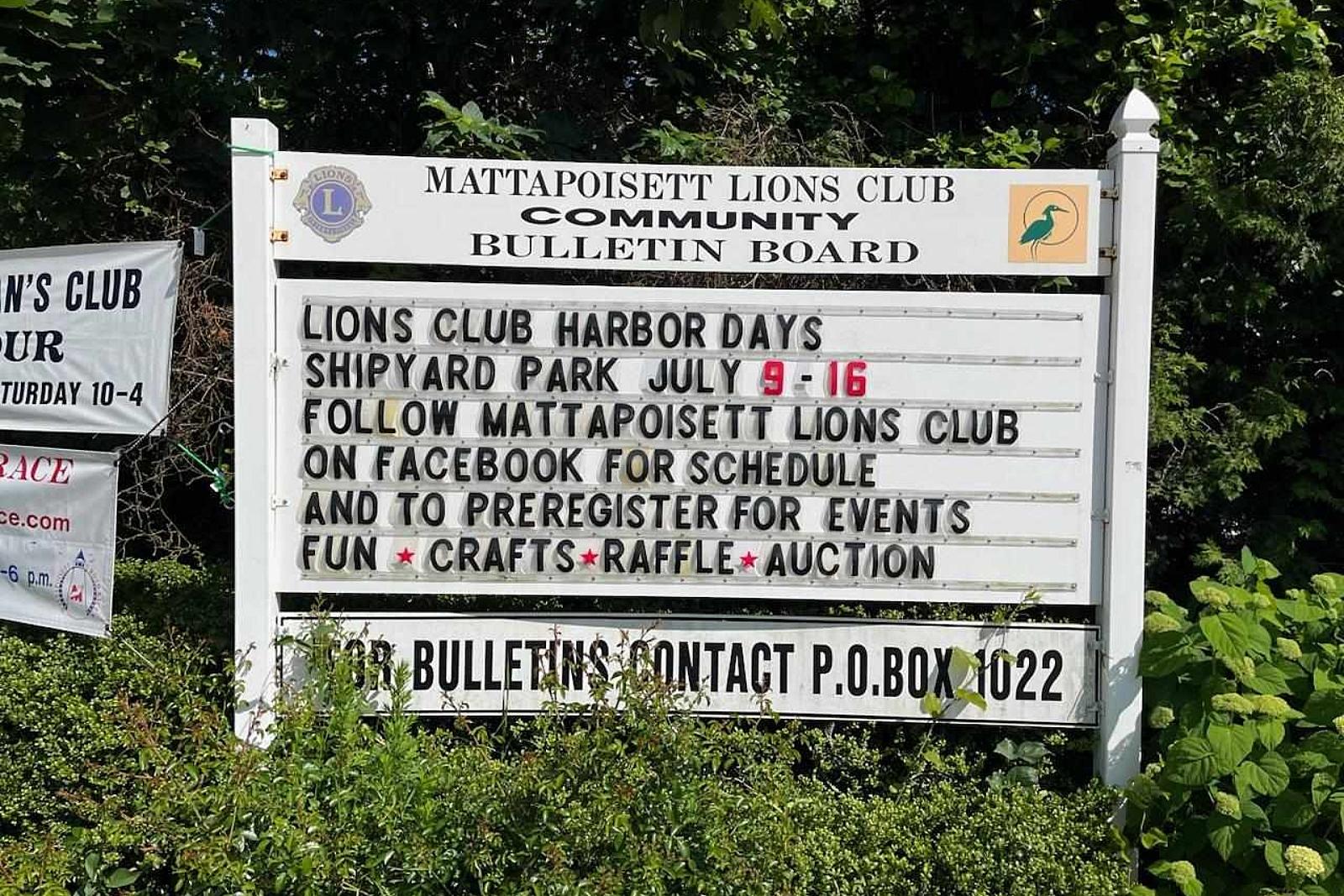 Mattapoisett Sign Destroyed in Crash Leads to Humorous Message