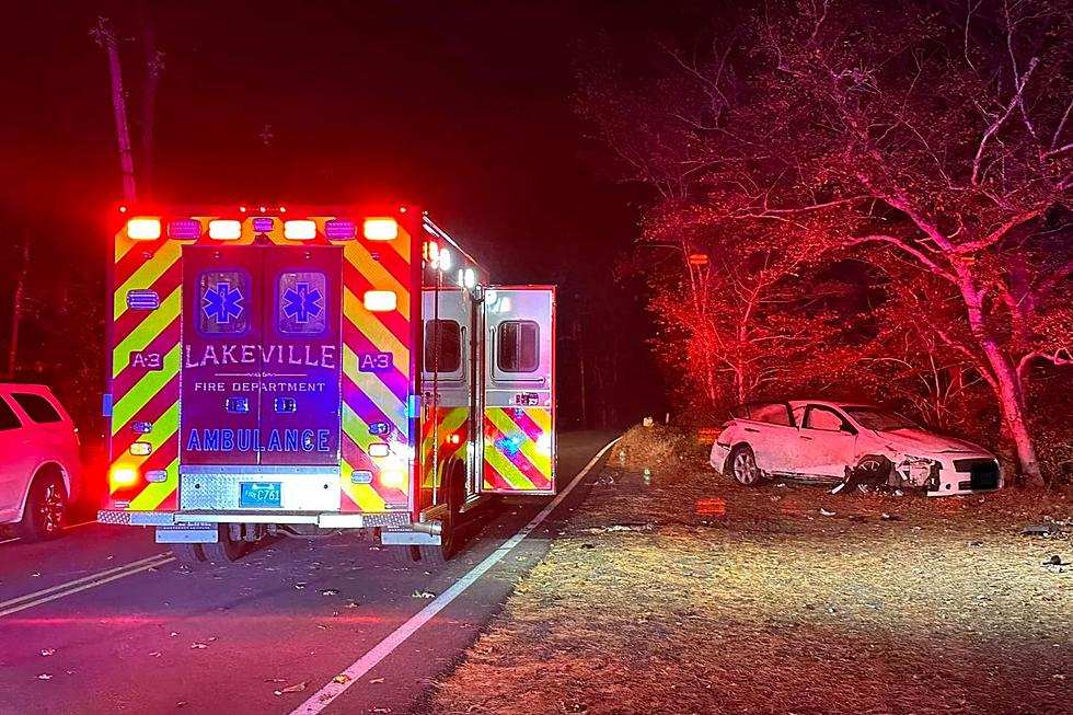 Lakeville Crash Near Cranberry Bogs Sends One to Hospital