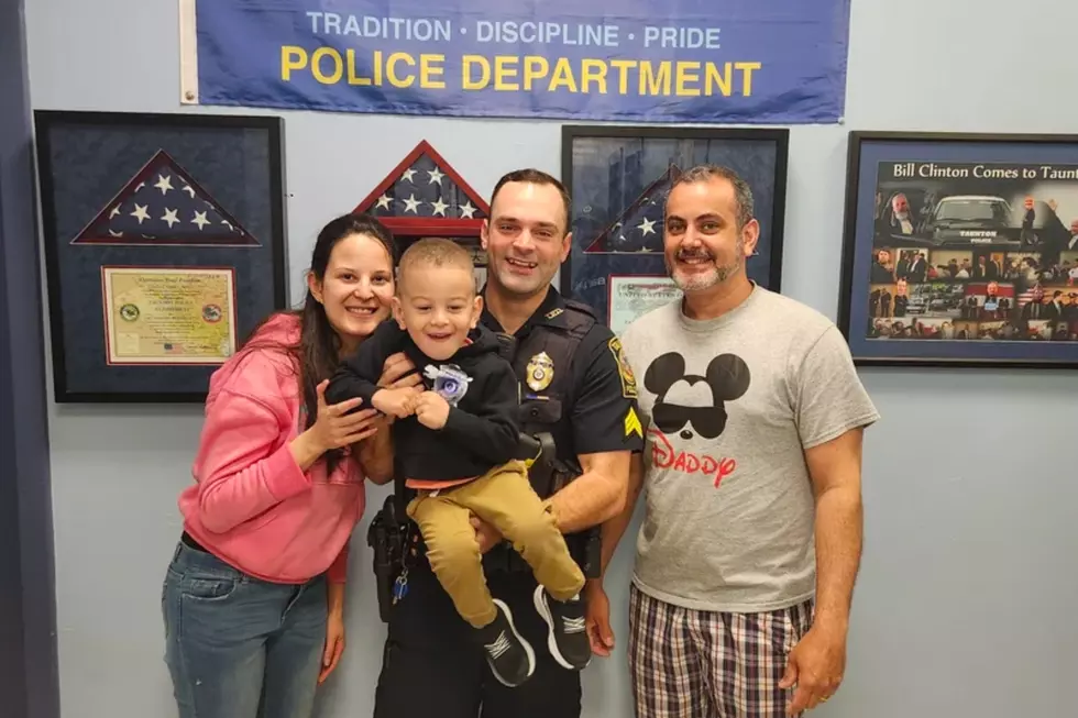 Taunton Officer Reunites With Two-Year-Old Boy After Life-Saving Incident