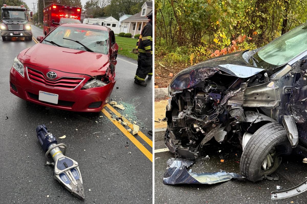 Attleboro Crash Sends Three to Hospital, One Seriously Hurt