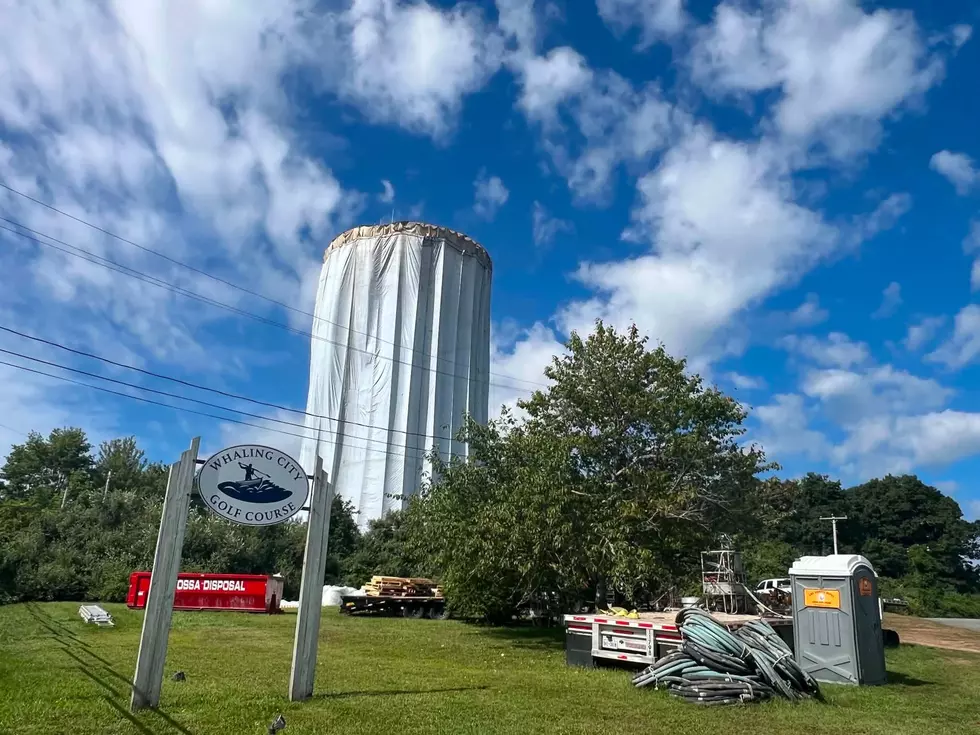 New Bedford’s Iconic Red-and-White Water Tower Gets Its First Major Overhaul in Decades