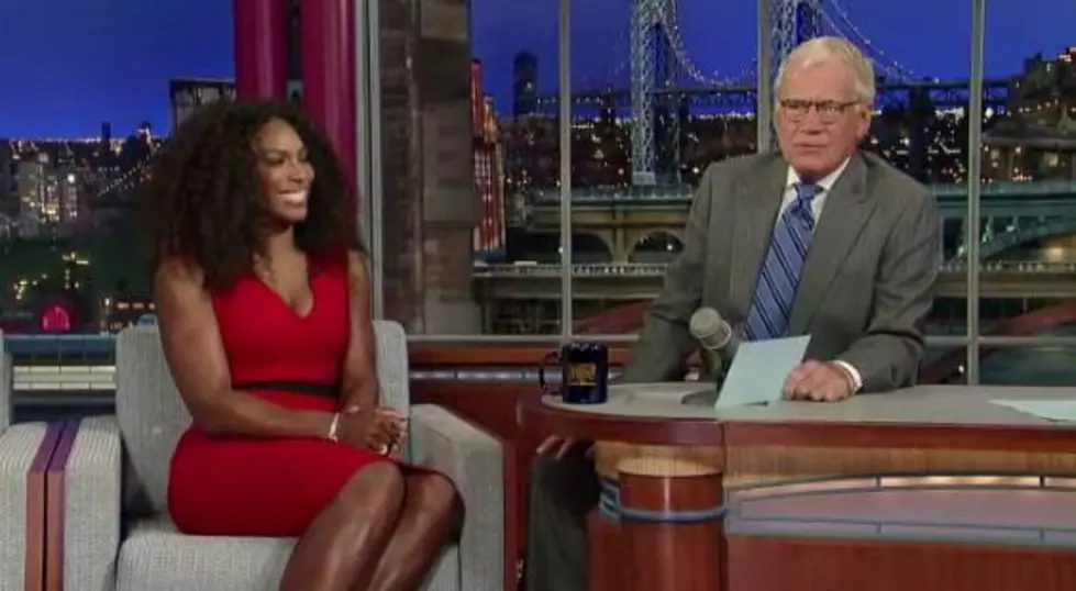 David Letterman Really Likes Serena William’s Tight Dress