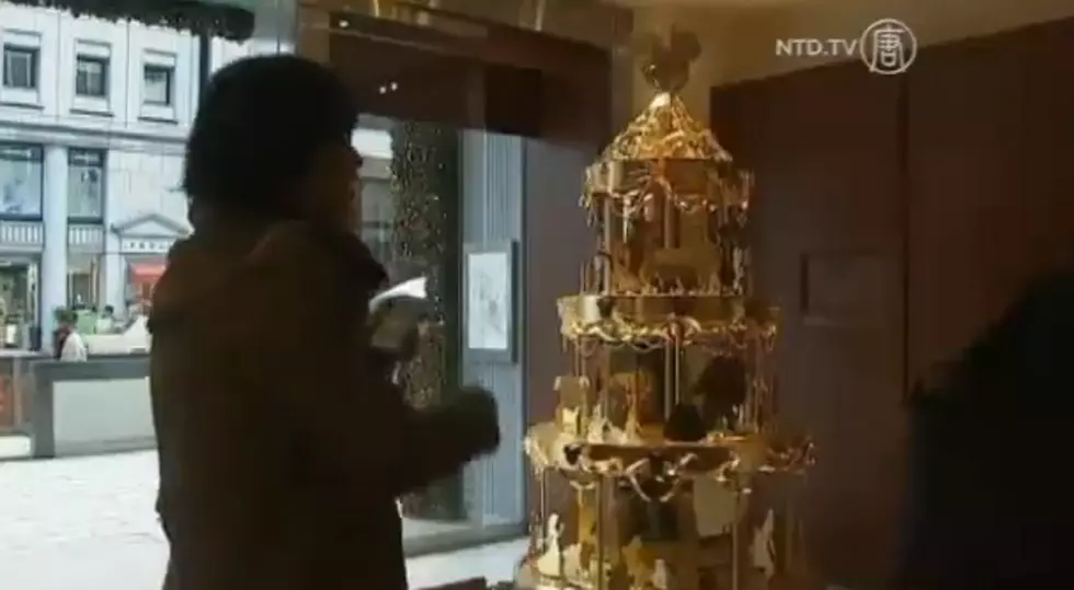 Japan Makes Solid Gold Christmas Tree