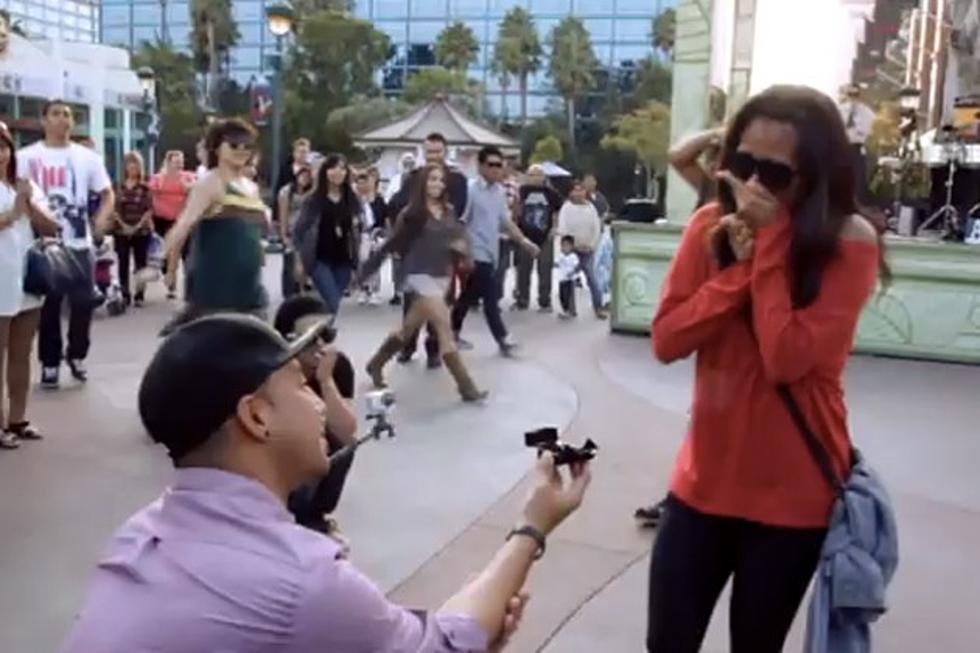 Bruno Mars Flashmob Used As Wedding Proposal [VIDEO]