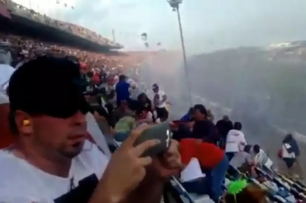 NASCAR Crash From Fan&#8217;s Perspective [VIDEO]