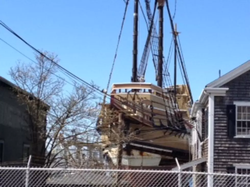 Mayflower II Tucked Away At Fairhaven Shipyard