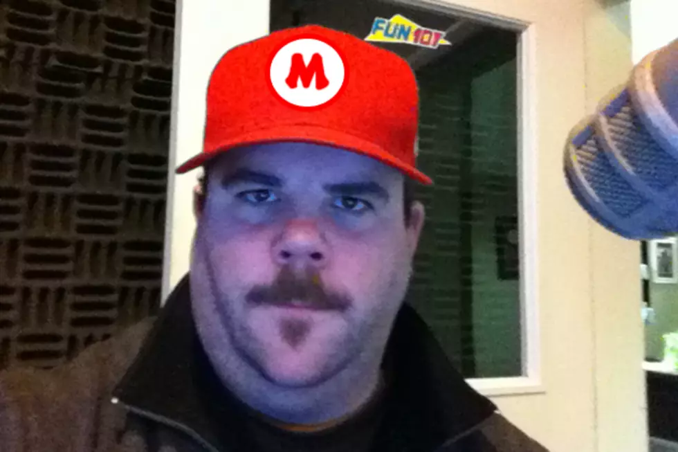 Super Mario Larry Sports Mustache [VIDEO]