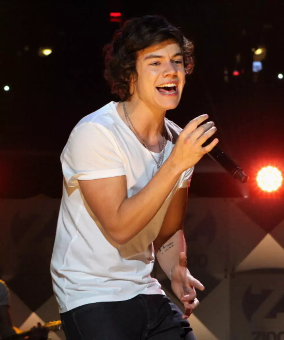 Harry Styles of One Direction Gets Sick On Stage [VIDEO]