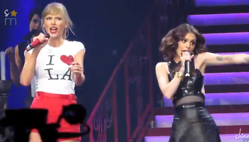 Watch Taylor Swift and Cher Lloyd Perform &#8216;Want U Back&#8217; at Staples Center