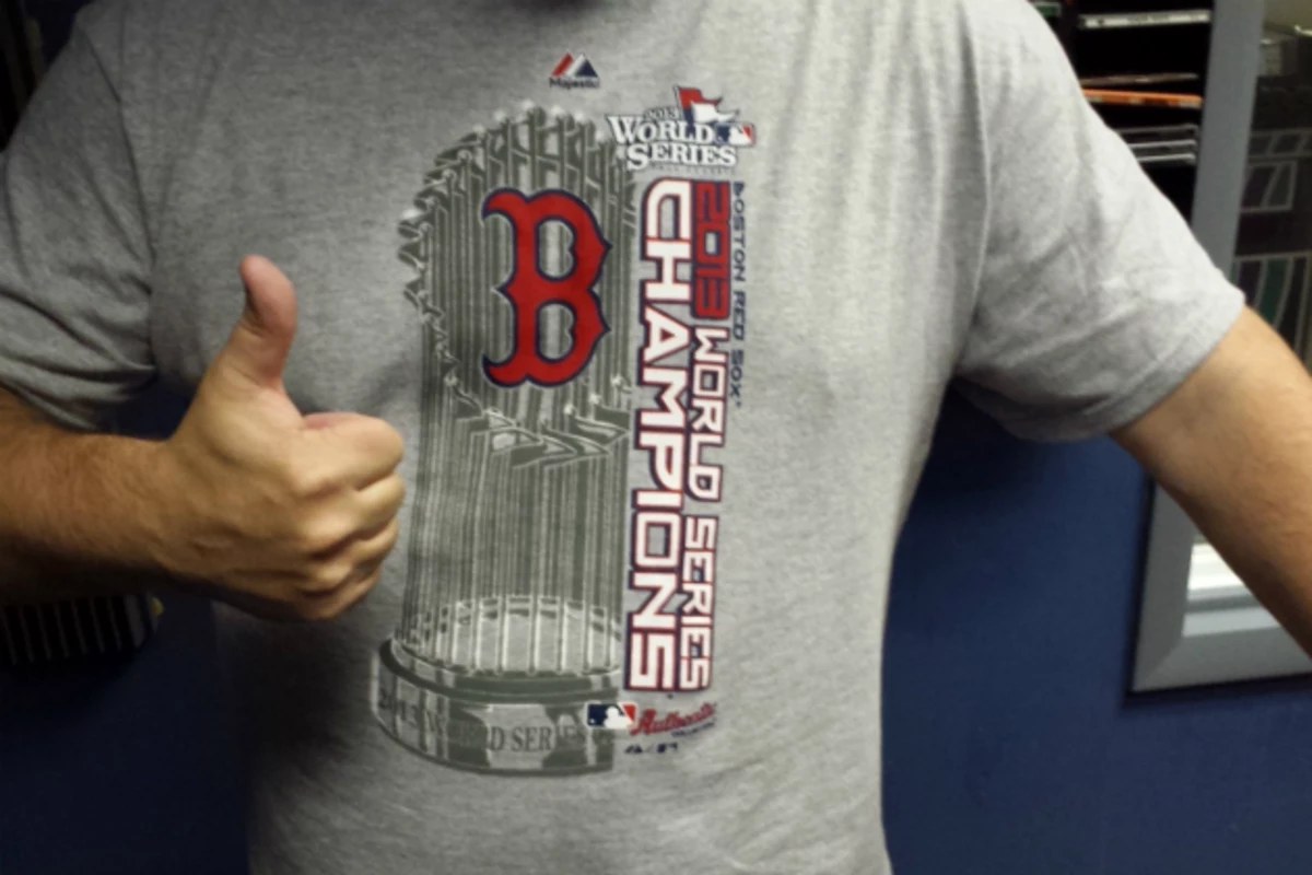 Win A 2013 Red Sox World Series Championship T-Shirt All Weekend