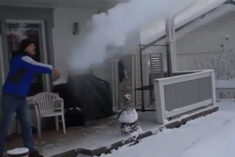 Throwing A Cup Of Boiling Water In Below Freezing Temperature [VIDEO]