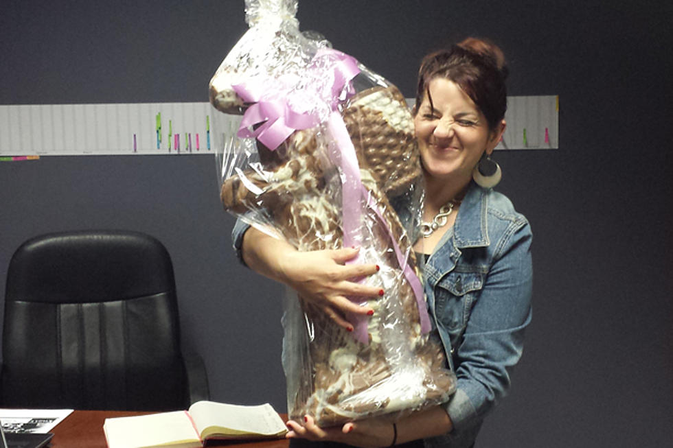 Name And Win A Huge 35 Pound Chocolate Bunny From Dorothy Cox Chocolates For Easter [VIDEO]