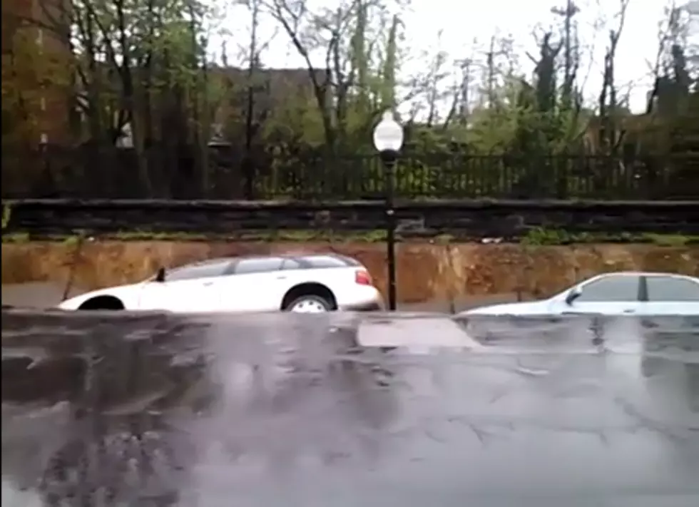 Baltimore Landslide Takes Cars [VIDEO]