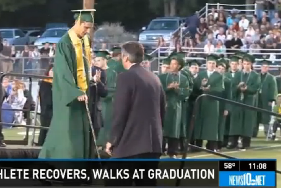 California Teen Walks At Graduation After Major Injury